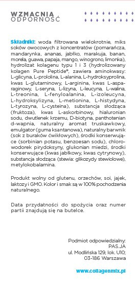 Collagen Mix for Men skład