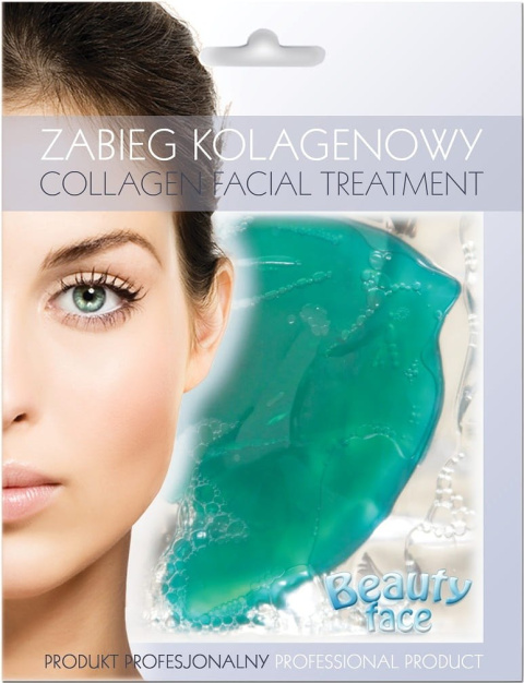 MASKA - CHŁODZĄCO UJĘDRNIAJĄCO NAPINAJĄCY ZABIEG KOLAGENOWY Z MIKROELEMENTAMI I MENTOLEM - BeautyFace